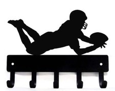 Portachiavi Catcher Football - Made in USA - 2 opzioni di dimensioni Ufficio Cappotto Rack price