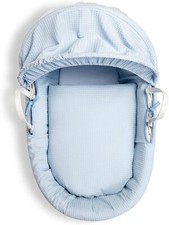 Clair de Lune Waffle Moses Cesto Set Biancheria da Letto per Bambini Nursery Essenziale Set Bedding Set / Nanna price