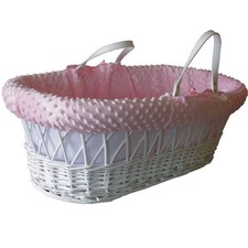 Copricestino Mosè in pile fossetta rosa / vestizione corpo / biancheria da letto Set Bedding Set / Nanna price