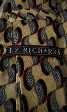 Cravatta JZ Richards in seta premium gialla e blu, rossa. "Classico Giallo" 3 3/4"x 58" Tie price