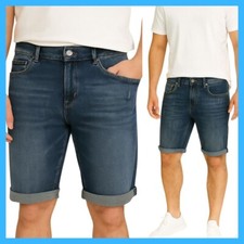 Pantaloncini corti uomo di jeans bermuda elasticizzato pantaloni slim cotone 48 Jeans / Denim Pantaloni Uomo price