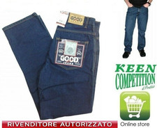 GOOD JEANS UOMO DA LAVORO PANTALONE DENIM ZIP 14 OZ TG. 46 48 50 52 54 56 58 60 Jeans / Denim Pantaloni Uomo price