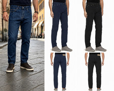 Jeans uomo Paladino LEGGERO ESTIVO pantalone blu nero elastic vita alta 5 tasche Jeans / Denim Pantaloni Uomo price