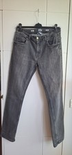 Jeans Uomo Dacks Man OVS Grigio Scuro Lavato Denim Elasticizzato Taglia 50 Jeans / Denim Pantaloni Uomo price