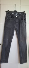 Jeans Uomo Dacks Man OVS Grigio Scuro Lavato Denim Elasticizzato Taglia 50 Jeans / Denim Pantaloni Uomo price