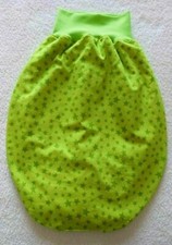 Zaino ♥ sacco a pelo ♥ sacco a strappo ♥ stelle ♥ verde mela ♥ handmade Nanna Sack Bebè price