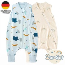 Sacco a pelo bambino tutto l'anno confezione da 2 zip laterali smanicato imbottito Nanna Sack Bebè price