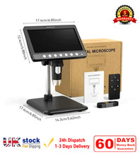 Microscopio digitale 7" schermo IPS 5MP 1200X foto video microscopio 8 luci LED Microscope price