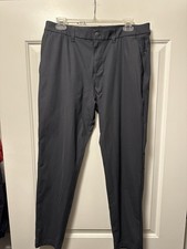 Pantalone Lululemon Commission slim fit uomo 33 grigio scuro Warpstreme Pantaloni Uomo price