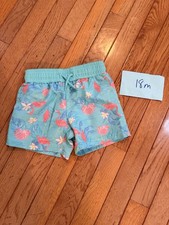 Costume da bagno Timmy Bahama fenicottero verde acqua ragazzo taglia 18 m usato in ottime condizioni Pantaloncini Bebè price