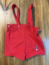 Tuta bambino bambino bretelle pantaloncino rosso solido vedi misure Pantaloncini Bebè price