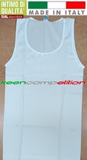 Maglia interna intima donna a canotta canottiera lana e cotone MADE IN ITALY Canottiera intima donna price