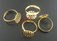 2pz base per anelli regolabile 19mm bijoux  anello colore oro Anello bijoux price