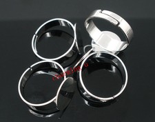 2pz base per anelli regolabile 17.5mm bijoux  anello colore argento tibet Anello bijoux price