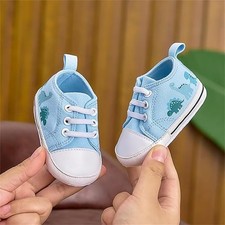 Scarpine Primi Passi Azzurre taglia 6/12 mesi con Dinosauri Scarpe primi passi unisex bambino price
