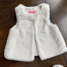 Gilet bianco in pelliccia sintetica Isaac Mizrahi taglia 24 mesi �� Gilet bebè price
