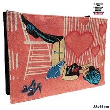 BORSA MARE FANTASIA RAGAZZA E CUORI CON PAIET ART.15023 Abbigliamento mare ragazza price
