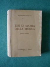 TESI DI STORIA DELLA MUSICA FRANCESCO PASTURA ED FORLIVESI Musica price