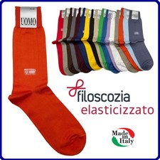 1 Paio calze da uomo corte in FILO DI SCOZIA ELASTICIZZATO estive calzini cotone Calze uomo price