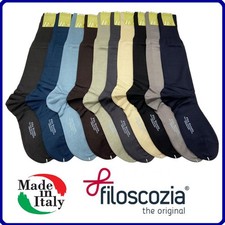 1 Paio calze uomo lunghe in 100% Cotone FILO DI SCOZIA estive calzini rimaglio Calze uomo price