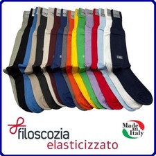 1 Paio calze uomo lunghe in FILO DI SCOZIA ELASTICIZZATO estive calzini cotone Calze uomo price