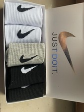 calze Nike bianche Nere e Grigie  (5 paia) taglia dal 38 al 42 Calze uomo price