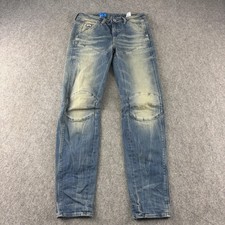 Jeans G-Star RAW 5620 3D basso ragazzo donna W24 L30 blu chiaro invecchiato elasticizzato Jeans donna price