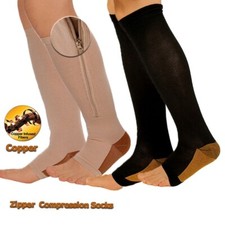 Medias de Compresión Várices con Cremallera para Mujer Tallas ENVIO OMAGGIO S-XL Calze al ginocchio e collant price