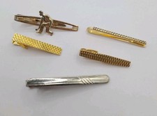5 clip per cravatte Gentleman's Gents Inc esempi vintage Joblot Bundle. FreeUKP&P Fermacravatta price