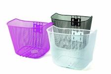 Cestino Anteriore Retinato 20/24 In Ferro E PVC Nero Cestini price