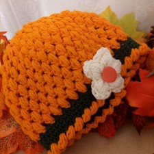 Berretto Capello Invernale Da  Bambina 3/4 Anni uncinetto Lana Bebè Handmade Berretto bebè price