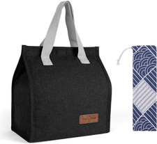 Pranzo Tote Bag, Borsa Termica Porta Pranzo Con Borsa per Posate, per Donna E Uo Borsa porta pranzo price