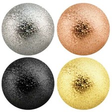 Chiusura Per Piercing In Glitter Con Pallina Frosted In Quattro Colori Piercing in oro e argento price