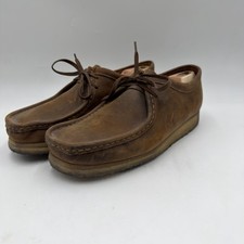 Scarpe stringate Clarks Wallabees da uomo 37989 in pelle cera d'api - suola crepe - taglia 11 Scarpe casual uomo price
