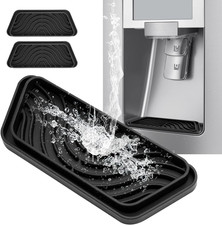 Vassoio raccogligocce frigorifero - Confezione da 2 silicone antiscivolo per Samsung e GE Accessori grandi elettrodomestici price