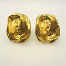 Bracciale grosso vintage modernista audace tono oro Gemelli price