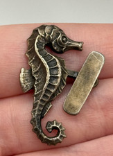Singolo gemello singolo cavalluccio marino vintage Cini argento sterling Gemelli price