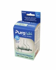 TETTARELLA (2 pezzi) In Silicone Per Biberon PURA KIKI 1 goccia 0m+ Tettarella per biberon price