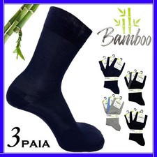 3 Paia di Calze Corte da Uomo Estive in Viscosa di BAMBOO Calzini Calzetti Bambù Calze corte price