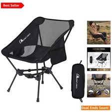 Sedia da Campeggio Portatile Ultraleggera con Tasche Laterali - Capacità 330 libbre Sedia standard price