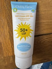 Childs Farm Crema Solare Bambini e Neonati SPF 50+ UVA UVB Fattoria Bambini 100ml Crema solare per bebè price