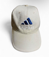 Cappello da baseball uomo Adidas beige regolabile vintage logo blu Berretto uomo price