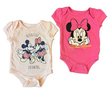 Lotto Body Pagliaccetti Disney Bambina Minnie Mouse Topolino 0/3 Mesi Sognare Set body bebè price