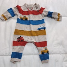 Carrozzeria Auto Veicoli 100% Cotone Età 6 - 9 Mesi *Ottime Condizioni* Set body bebè price