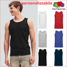 Canotta da Uomo in Cotone Maglia Intimo Canottiera per Palestra Mare Sport Slim Abbigliamento mare uomo price