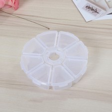 8 Slot Staccabile Plastica Trasparente Gioie Scatola Portaoggetti Craft Medicine Scatola portaoggetti price