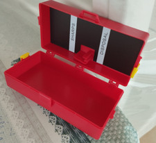 SCATOLA BOX PORTAOGGETTI IN PLASTICA RIGIDA 11 x 5 x 3.5 AMI GIOIE CHIODI VITI Scatola portaoggetti price