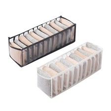 Scatola Portaoggetti Pieghevole Traspirante con Divisori per Calze Intimo 11 Sez Scatola portaoggetti price