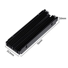 Dissipatore di calore SSD SATA alluminio M.2 NVMe alto flusso d'aria unità a stato solido dispositivo di raffreddamento SSD / Solid State Drive price