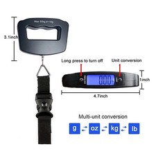 Bilancia pesa bagagli portatile elettronica digitale da appendere borsa da viaggio portatile Scales & Weighing Scales price
